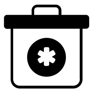 A modern glyph illustration of hotel elevator service Ilustración de archivo