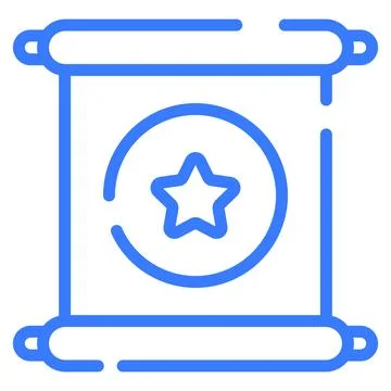 A modern glyph illustration of hotel elevator service Ilustración de archivo