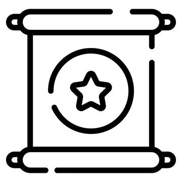 A modern glyph illustration of hotel elevator service Ilustración de archivo