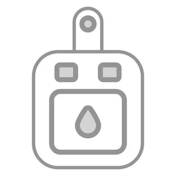 A modern glyph illustration of hotel elevator service Ilustración de archivo