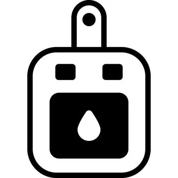 A modern glyph illustration of hotel elevator service Ilustración de archivo