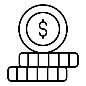 A modern glyph illustration of hotel elevator service Ilustración de archivo