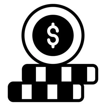 A modern glyph illustration of hotel elevator service Ilustración de archivo