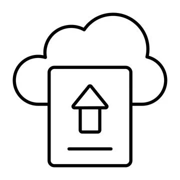 A modern glyph illustration of hotel elevator service Ilustración de archivo