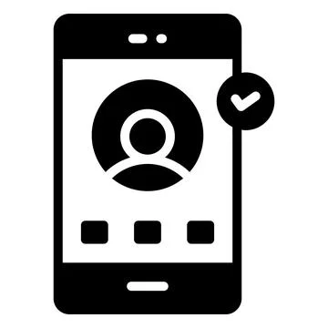 A modern glyph illustration of hotel elevator service Ilustración de archivo