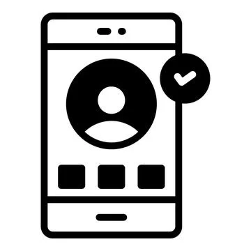 A modern glyph illustration of hotel elevator service Ilustración de archivo