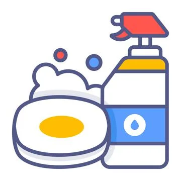 A modern glyph illustration of hotel elevator service Ilustración de archivo