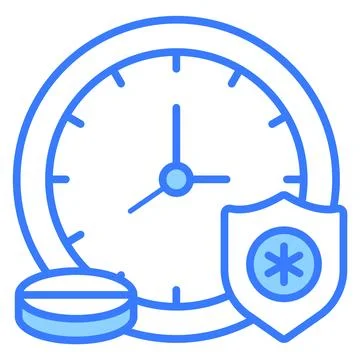 A modern glyph illustration of hotel elevator service Ilustración de archivo