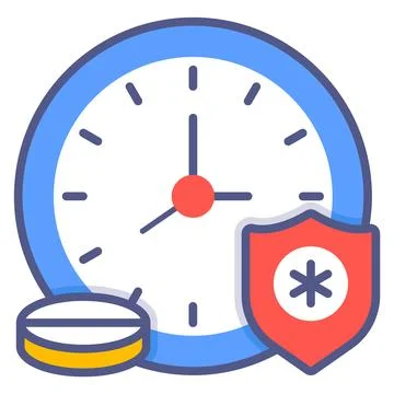 A modern glyph illustration of hotel elevator service Ilustración de archivo