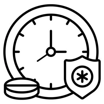A modern glyph illustration of hotel elevator service Ilustración de archivo