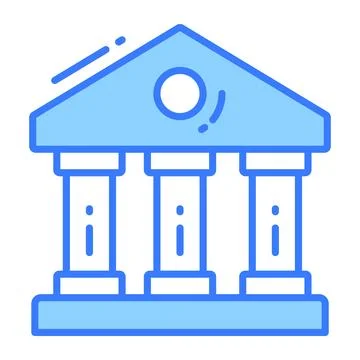 A modern glyph illustration of hotel elevator service Ilustración de archivo