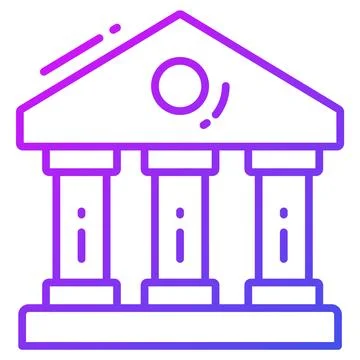 A modern glyph illustration of hotel elevator service Ilustración de archivo