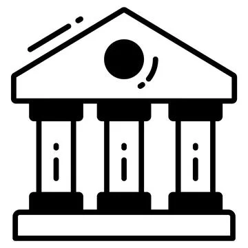 A modern glyph illustration of hotel elevator service Ilustración de archivo