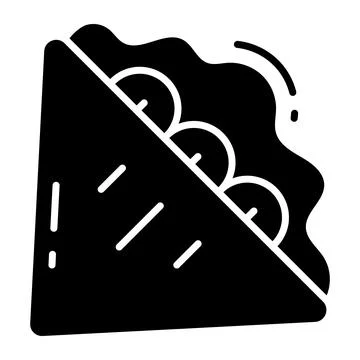 A modern glyph illustration of hotel elevator service Ilustración de archivo