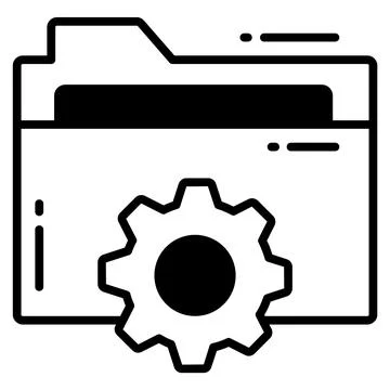 A modern glyph illustration of hotel elevator service Ilustración de archivo