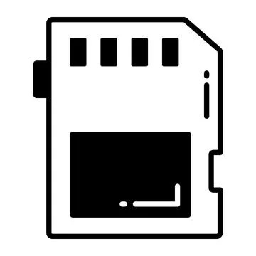 A modern glyph illustration of hotel elevator service Ilustración de archivo