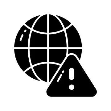 A modern glyph illustration of hotel elevator service Stock Illustration