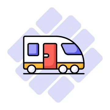 A modern glyph illustration of hotel elevator service Ilustración de archivo
