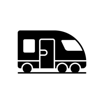 A modern glyph illustration of hotel elevator service Ilustración de archivo