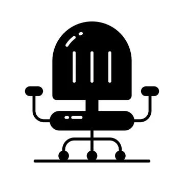 A modern glyph illustration of hotel elevator service Ilustración de archivo