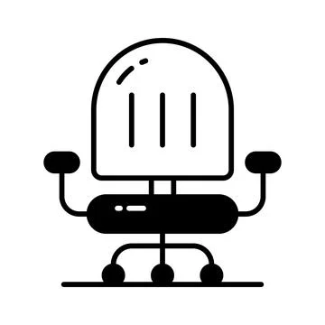 A modern glyph illustration of hotel elevator service Ilustración de archivo
