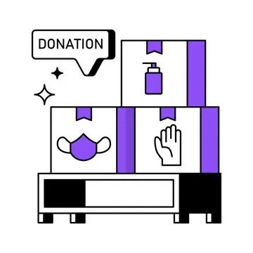 A modern glyph illustration of hotel elevator service Ilustración de archivo