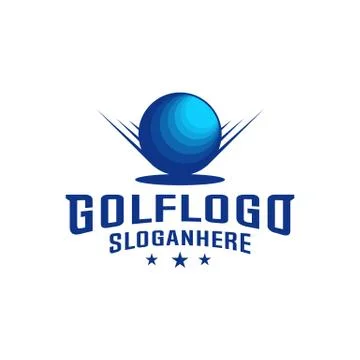 Modern Golf Badge Logo Vector. Golf club logo design template. Labels and Emb Stock Illustration
