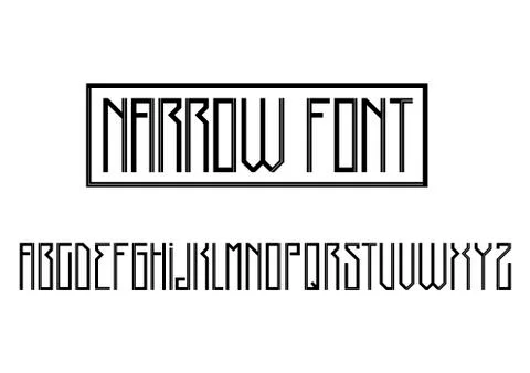 Modern Gothic font Stock Illustration