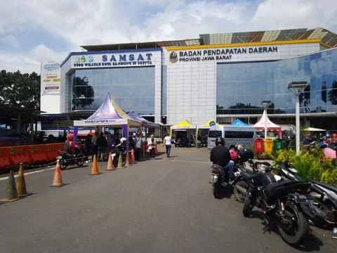 Modern Government Office in West Java with Public Services Activity Stock Photos