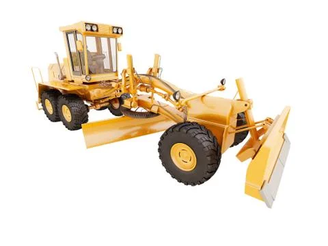 Modern grader isolated Stock Illustration