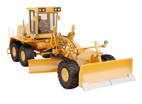 Modern grader isolated Stock Illustration