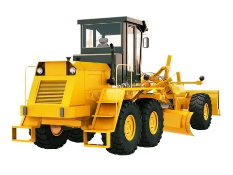 Modern grader isolated Stock Illustration