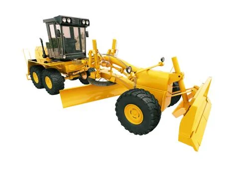 Modern grader isolated Stock Illustration