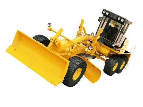 Modern grader isolated Stock Illustration