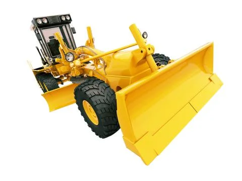Modern grader isolated Stock Illustration