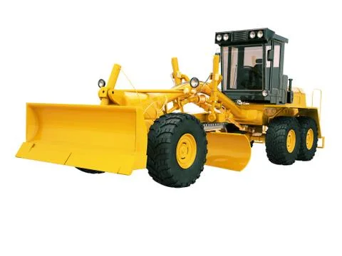 Modern grader isolated Stock Illustration