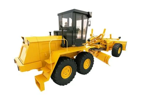 Modern grader isolated Stock Illustration