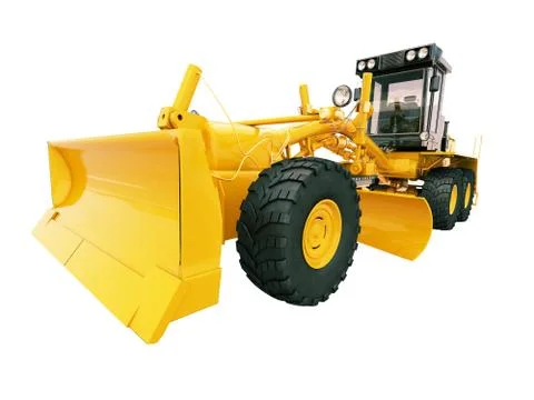 Modern grader isolated Stock Illustration