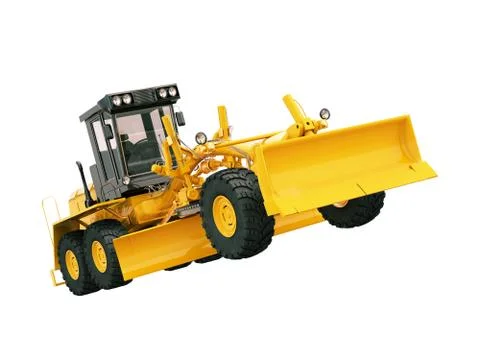 Modern grader isolated Stock Illustration