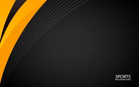 Modern gradient black background with Lines and Shape. Stock Illustration