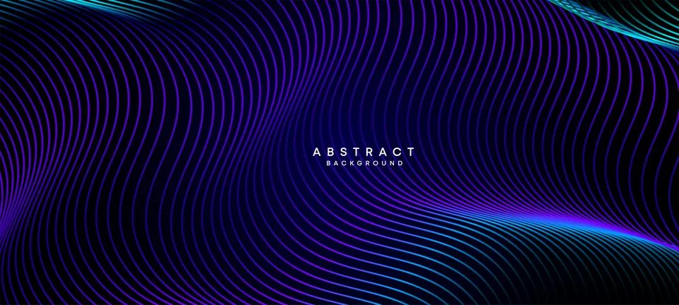 Modern Gradient With Glowing Lines Shiny Geometric Shape and Diagonal Background Stock Illustration