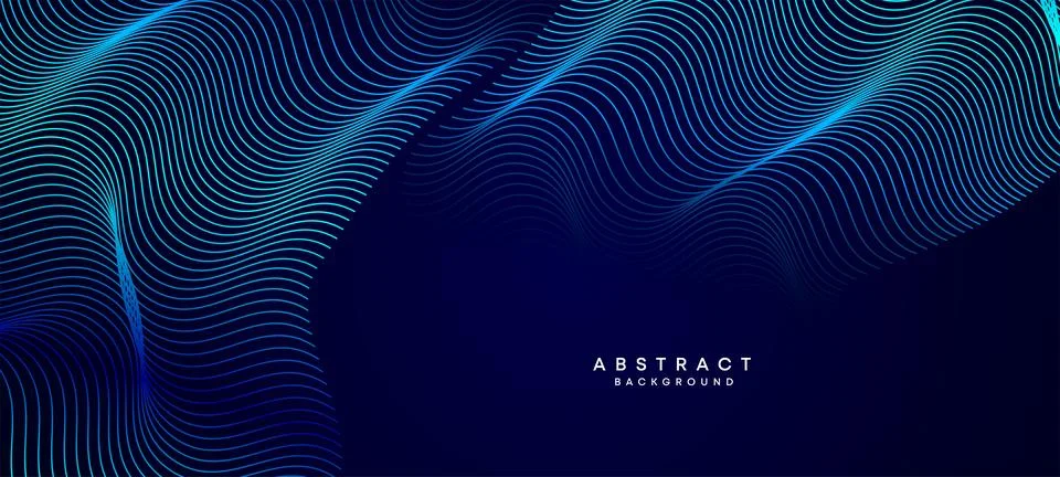 Modern Gradient With Glowing Lines Shiny Geometric Shape and Diagonal Background Stock Illustration