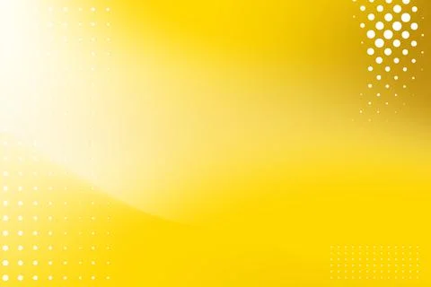 Modern Gradient Golden Yellow Background with Halftone Dot Pattern Design Stock Illustration