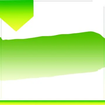 Modern Gradient Green Empty Shapes On White Background Frame Template Stock Illustration