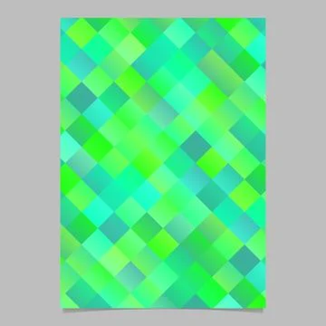 Modern gradient trendy diagonal square brochure template Stock Illustration