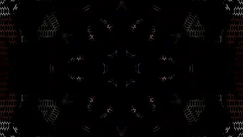 Modern graphic background with circular patterns and dynamic digital elements. Stock Footage 332579557