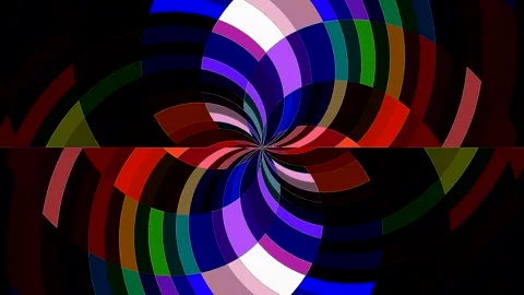 Modern graphic background with circular patterns and dynamic digital elements. Stock Footage 332579616