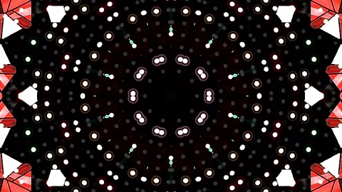 Modern graphic background with circular patterns and dynamic digital elements. Stock Footage 332579655