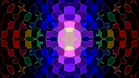 Modern graphic background with circular patterns and dynamic digital elements. Stock Footage 332627956