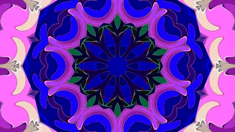 Modern graphic background with circular patterns and dynamic digital elements. Stock Footage 332630964